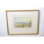 Stephen John Batchelder (1849-1932), signed watercolour, inscribed "Norwich" (View from