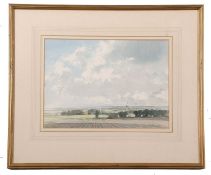 Stanley Orchant (British,1920-2005), "Near Acle", watercolour signed and dated 1983,10x14ins, framed