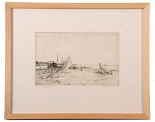 Leonard Russell Squirrell RWS RI RE (British,1893-1979), 'Quiet Noon, Southwold', etching, dated