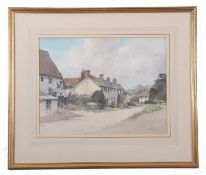 Stanley Orchant (British,1920-2005), "Kenninghall", watercolour, signed, 14x18ins, framed and
