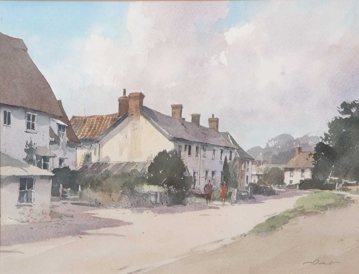 Stanley Orchant (British,1920-2005), "Kenninghall", watercolour, signed, 14x18ins, framed and - Image 2 of 2
