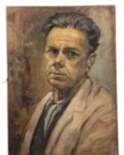 Frank Forward (British,1904-1978), inscribed on verso: 'Self Portrait', oil on board, signed and
