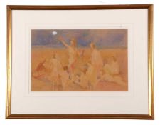 Tony Bestwick (British, 20th century), 'Bird Flying Free', watercolour, signed and dated '96, framed
