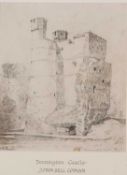 John Sell Cotman (British,1782-1842), 'Donnington Castle-Berkshire', pencil on paper, signed and