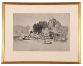 Miles Edmund Cotman (British,1810-1858), after John Sell Cotman, 'Col. Harvey's Meadow, Thorpe, nr
