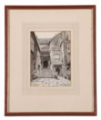 Leslie Rackham (British, 20th century) Five watercolours of Norwich views, signed, 13x18cm, framed