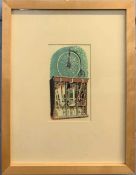 Eric Ravilous RCA (British,1903-1942), 'Hardware', lithograph in colours, 10x19cm, framed and