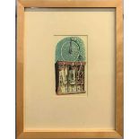 Eric Ravilous RCA (British,1903-1942), 'Hardware', lithograph in colours, 10x19cm, framed and