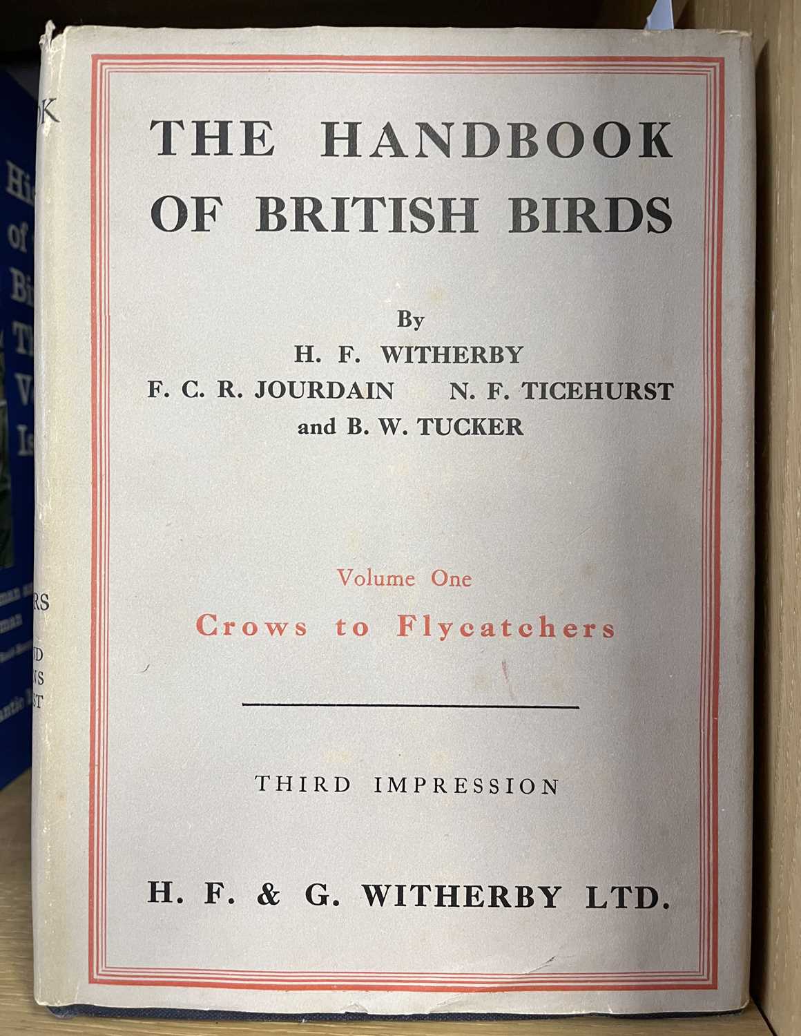 Handbook of British Birds by Witherby, published London, H F & G Witherby, Edited also by - Image 2 of 5
