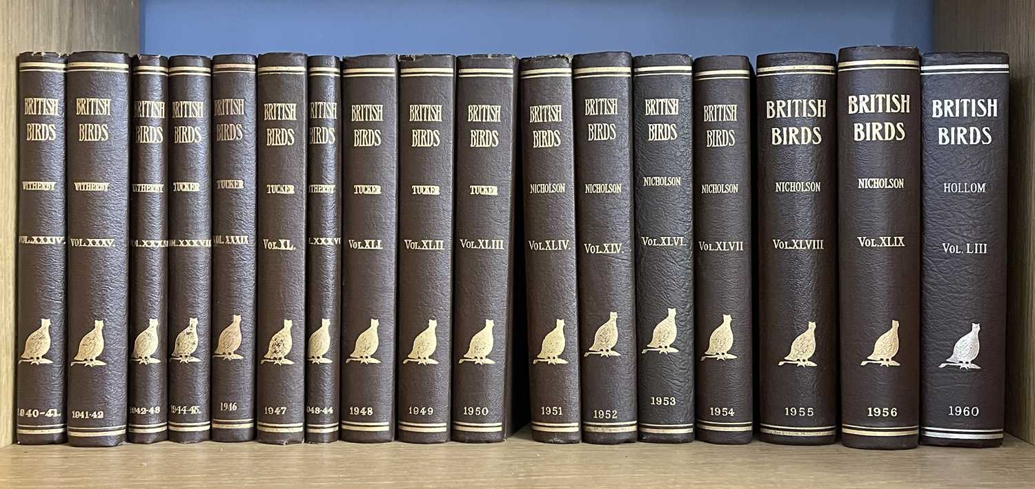 British Birds - Cramp Nicholson et al - Complete run of 54 volumes of British Birds, 1940 -1994, - Image 2 of 8