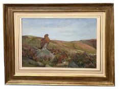 Charles Stanley Todd (British,1923-2004), red grouse, gouache on paper, signed and dated 1958,