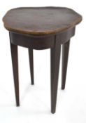 Early 20th Century Elephant hide top coffee table made by Roland Ward (makers label and plaque on