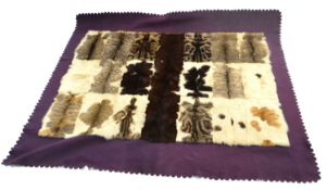 Taxidermy: Rare Domestic Cat Skin Coaching Rug by Williams of Dublin, circa 1920, an extremely