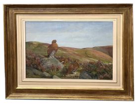 Charles Stanley Todd (British,1923-2004), red grouse, gouache on paper, signed and dated 1958,