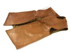 20th Century British Army leather jerkin made by E Fink & Sons Ltd, Size 2, stamped with