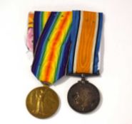 First World War British Medal Pair comprising 1914-18 War Medal and 1914-19 Victory Medal