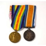 First World War British Medal Pair comprising 1914-18 War Medal and 1914-19 Victory Medal