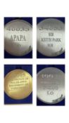 An extensive collection (in excess of 80) of cased commemorative railways award medallions.