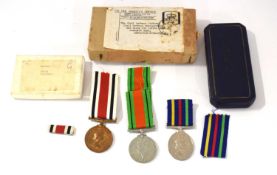 Quantity of three British 20th Century medals to include boxed Elizabeth II Special Constabulary