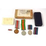 Quantity of three British 20th Century medals to include boxed Elizabeth II Special Constabulary