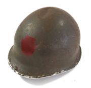 20th Century M1 American steel helmet and liner with 28th Infantry Division markings