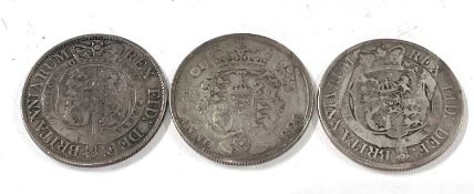 GB, George III (1760-1820) Half Crowns 1818 & 1819, plus George IV (1820-1830) 1820 Half Crown (