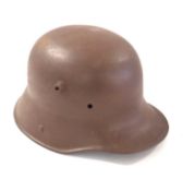 First World War Imperial German M1918 steel Stahlhelm helmet shell (a/f)