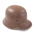 First World War Imperial German M1918 steel Stahlhelm helmet shell (a/f)