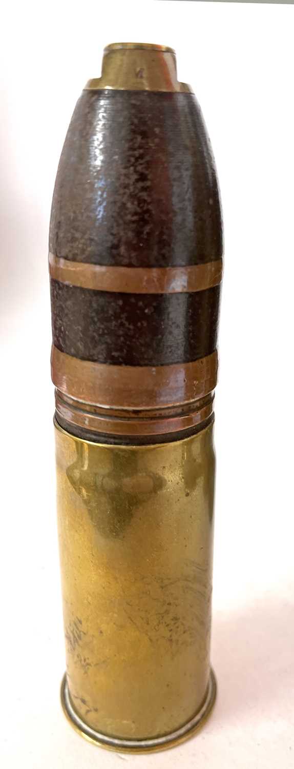 Quantity of eight shell casings, dummy rounds to include inert incendiary bomb, stoked mortar bomb - Image 5 of 23