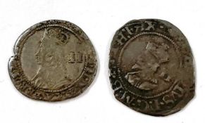 Charles I (1625-49) Half Groat (2).