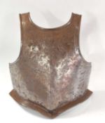 Reproduction 17th Century steel breast plate front (a/f)