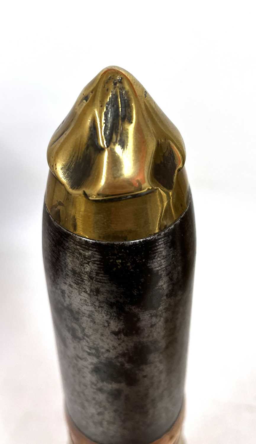 Quantity of eight shell casings, dummy rounds to include inert incendiary bomb, stoked mortar bomb - Image 20 of 23