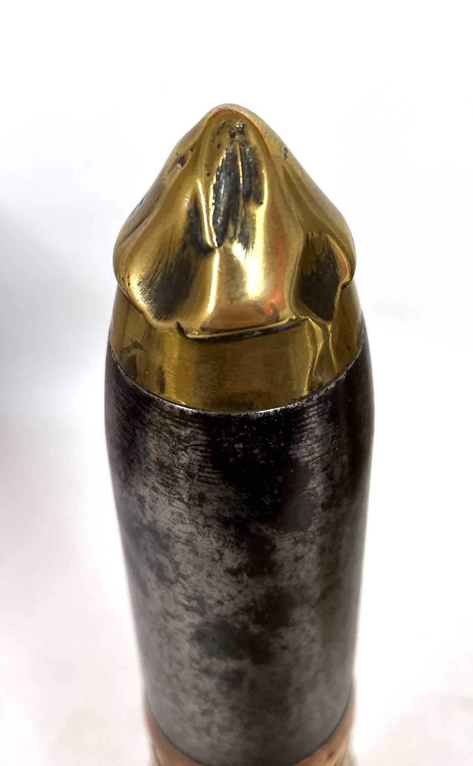 Quantity of eight shell casings, dummy rounds to include inert incendiary bomb, stoked mortar bomb - Image 2 of 23