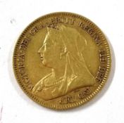 GB, Victoria, 1894 Half Sovereign