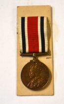 George V Special Constabulary long service medal impressed to Leonard R Fuller