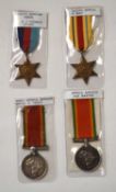 Quantity of four Second World War African Campaign Medals to include Africa Star impressed to