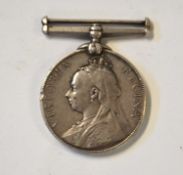 Queen Victoria Volunteer Force long service medal impressed to 2 Vol Battalion, Lancashire Regt,