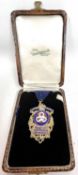 The National Council of Women, Norfolk and Norwich Branch, enamel and silver gilt medallion on a