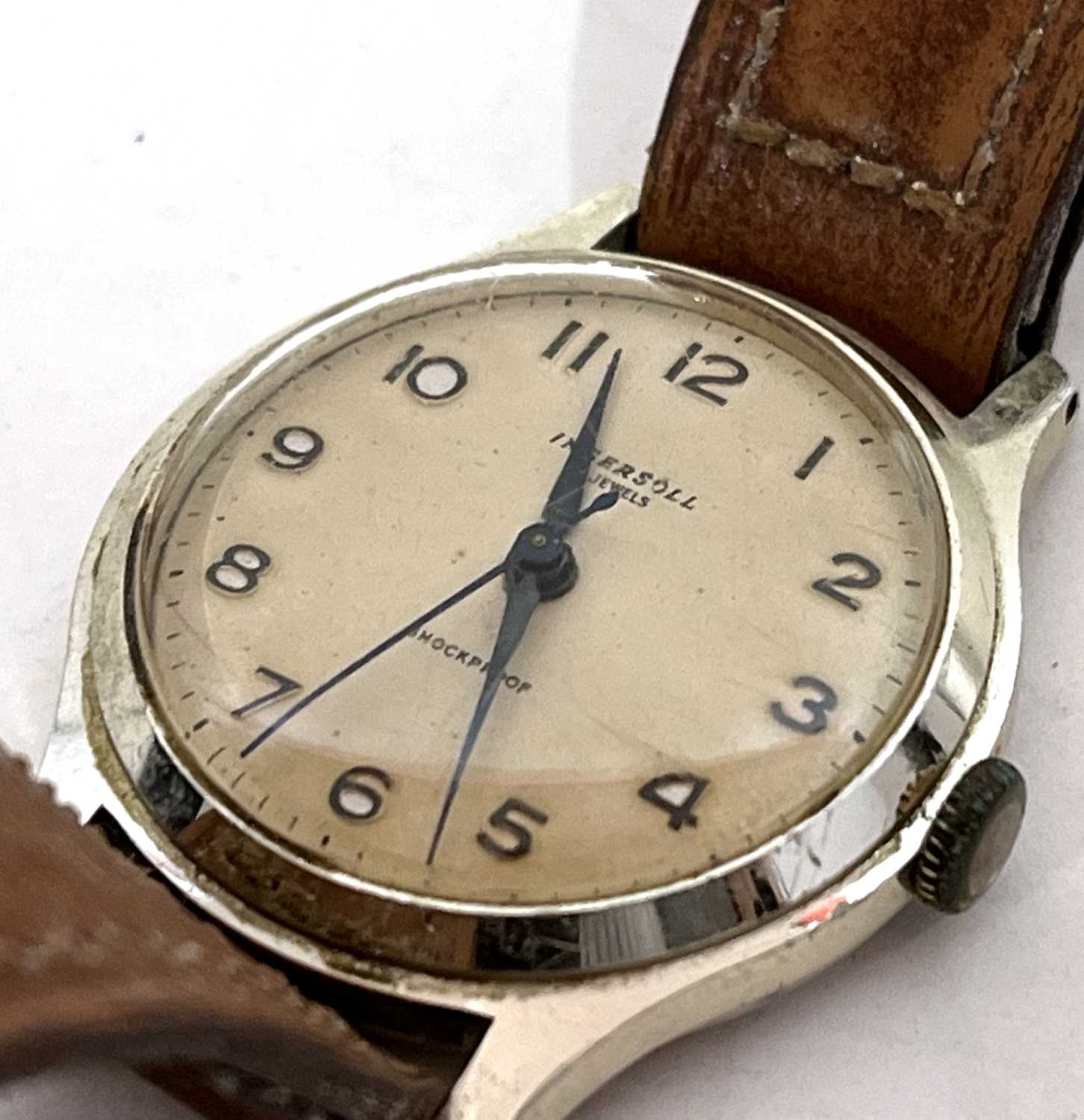 Two gents wristwatches, one Ingersoll and one Poljot, the Ingersoll has a manual crown wound - Image 4 of 5