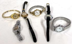 Mixed Lot: Ladies wrist watches makers include Avia, Timex and Lorus