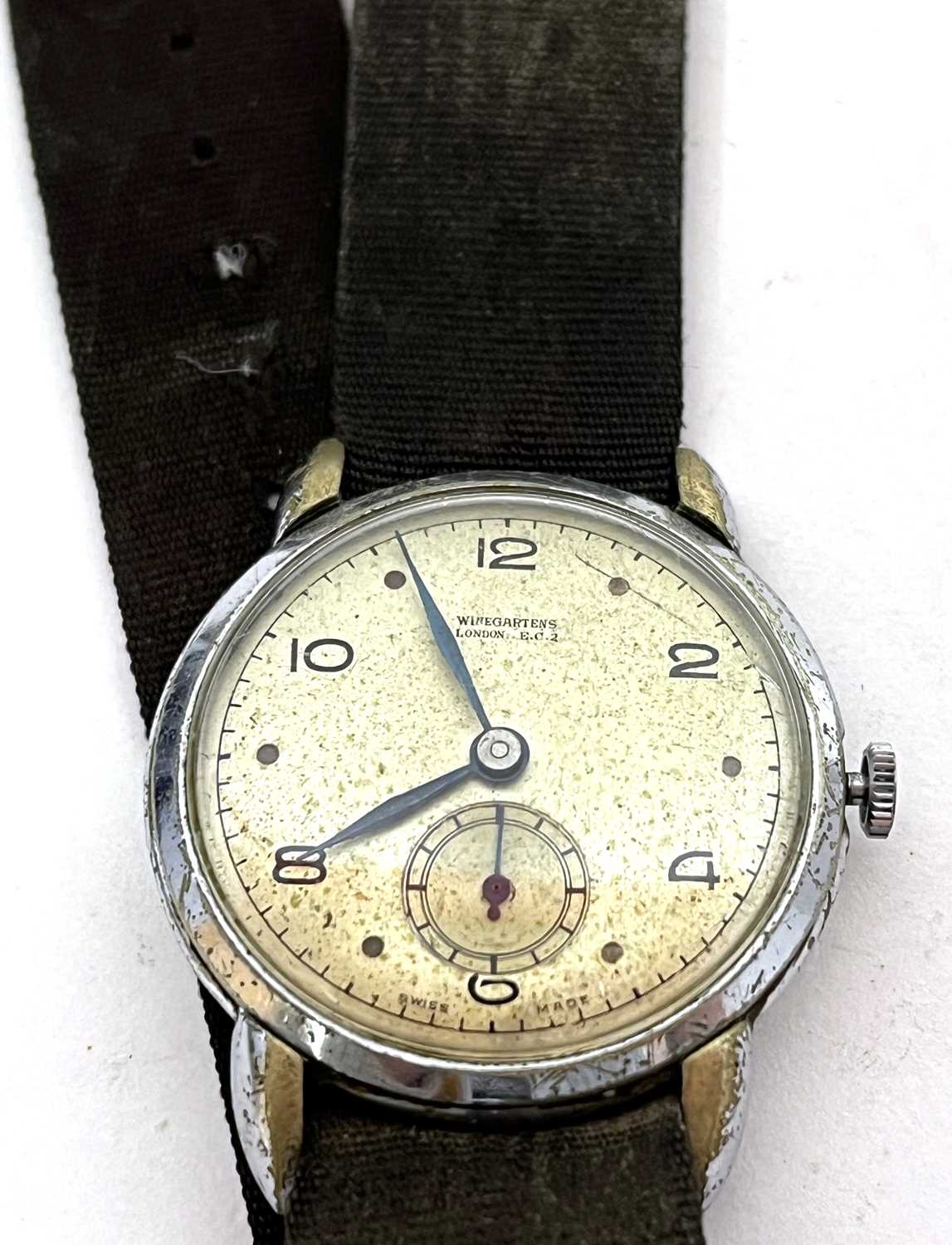 A Winegartens vintage watch, the watch has a manually crown wound movement and the dial features - Image 2 of 3
