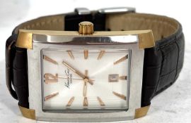 Kenneth Cole, New York gents wristwatch, the watch has a Quartz movement along with a stainless