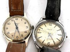 Two gents wristwatches, one Ingersoll and one Poljot, the Ingersoll has a manual crown wound