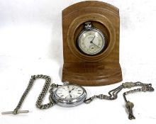 Two pocket watches, one Ingersoll and one Services, also included in the lot are two pocket watch
