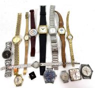 Mixed Lot: Various watches, makers include Ingersoll, Corvette and Gala (all a/f)