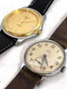 Two gents wristwatches, one a Smiths manually crown wound watch and the other a Tissot PR50 Quartz