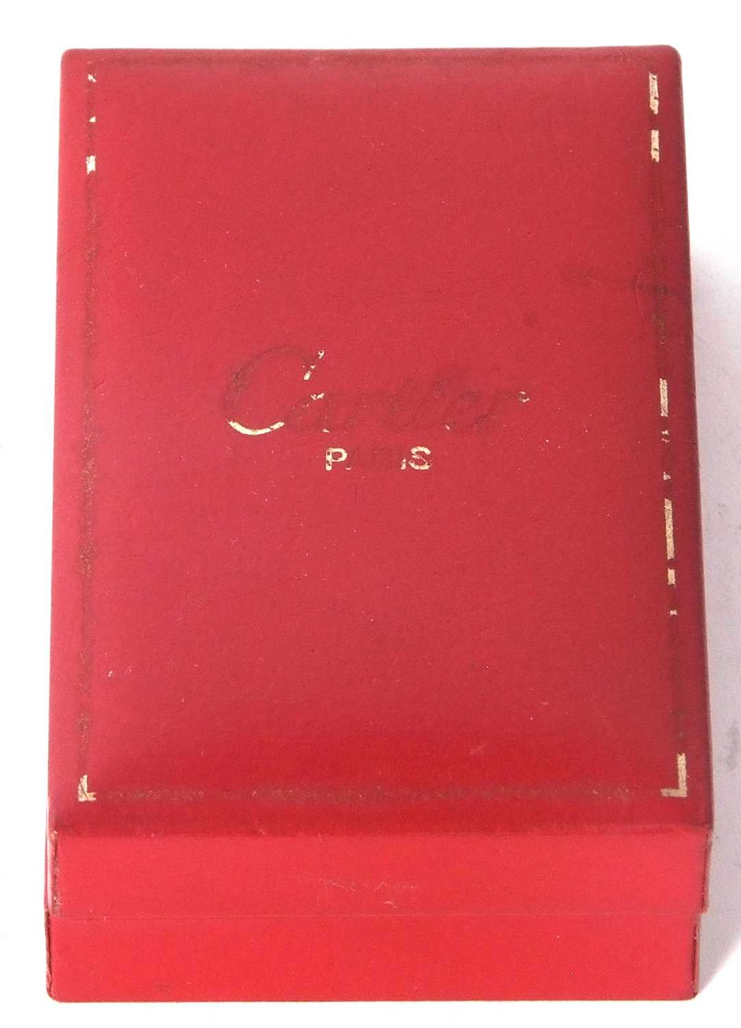 Cased Cartier silver plated lighter, stamped Cartier Paris 34335, Swiss made, 7cm long - Image 6 of 6