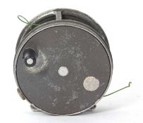 Hardy Bros drum fly reel "The Perfect", 3 3/4 dtd 1963