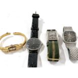 Mixed Lot: Various wristwatches, makers to which include Movado and Nevada