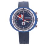 Leonidas Easyrider Skipper gents wristwatch, the watch has a fibreglass case and rubber bracelet, it